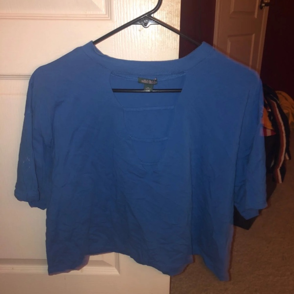 Blue Crop Top💙